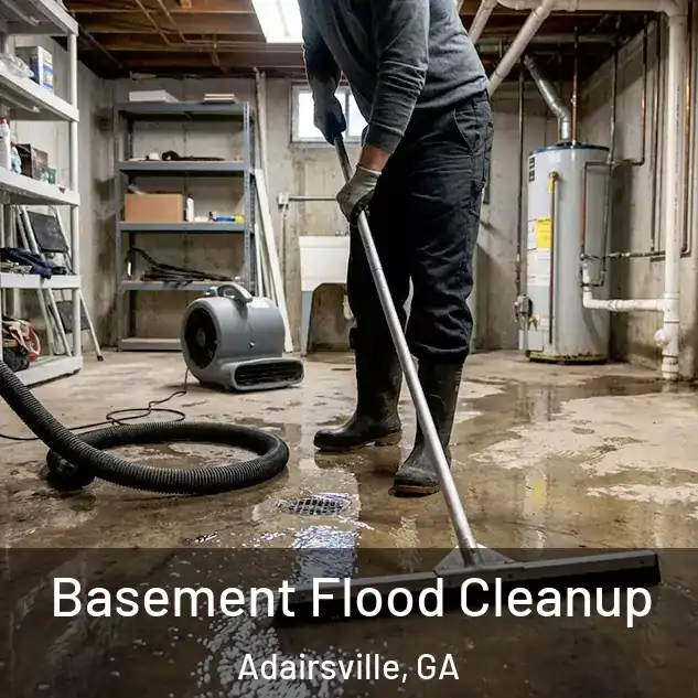  Basement Flood Cleanup Adairsville, GA