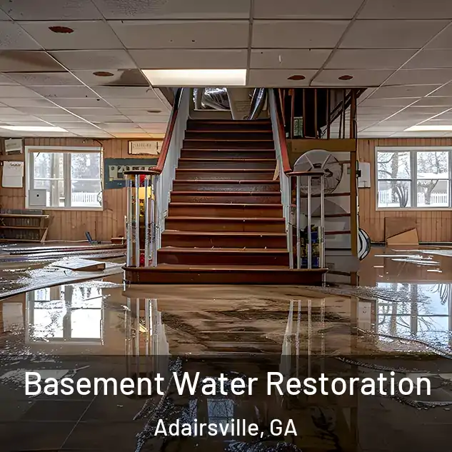  Basement Water Restoration Adairsville, GA
