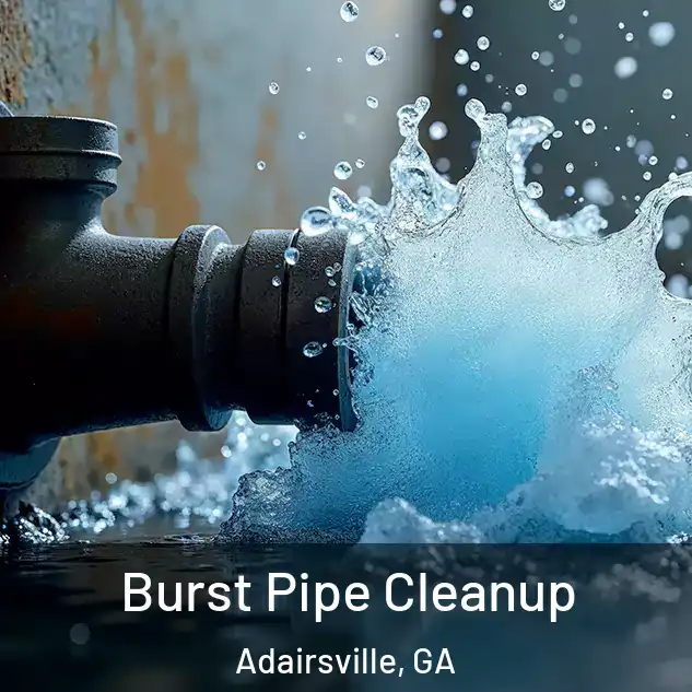  Burst Pipe Cleanup Adairsville, GA