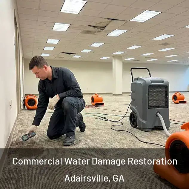  Commercial Water Damage Restoration Adairsville, GA