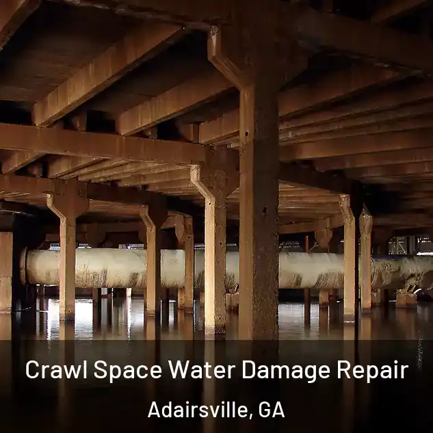  Crawl Space Water Damage Repair Adairsville, GA