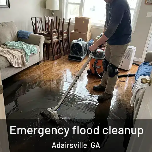  Emergency flood cleanup Adairsville, GA