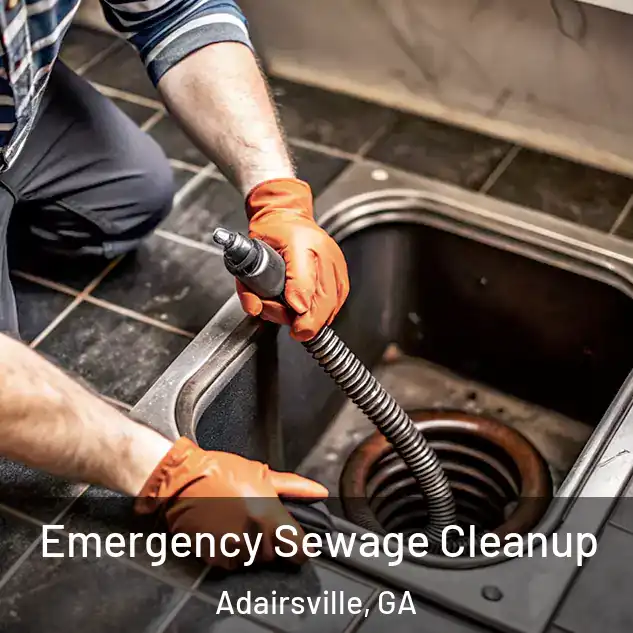  Emergency Sewage Cleanup Adairsville, GA