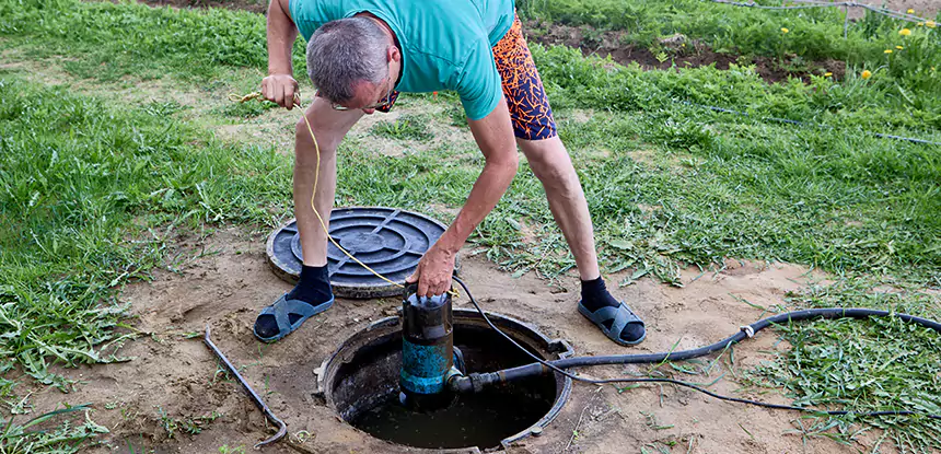 Outdoor Sewage Cleanup in Adairsville