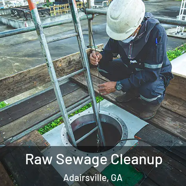  Raw Sewage Cleanup Adairsville, GA