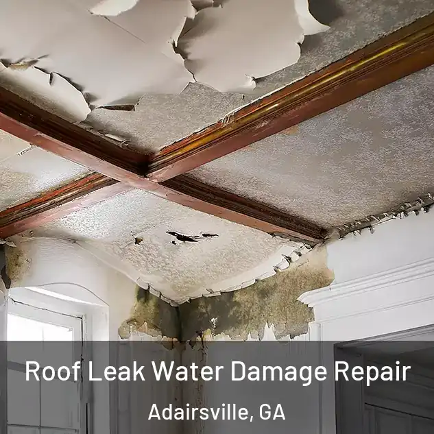  Roof Leak Water Damage Repair Adairsville, GA