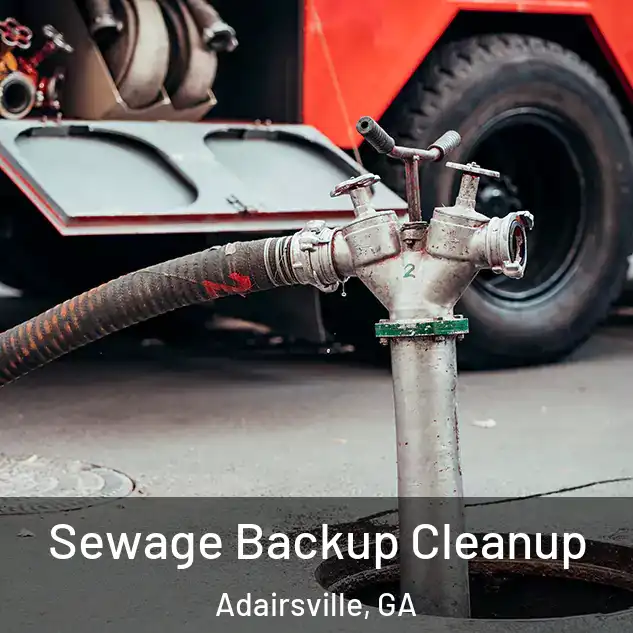  Sewage Backup Cleanup Adairsville, GA