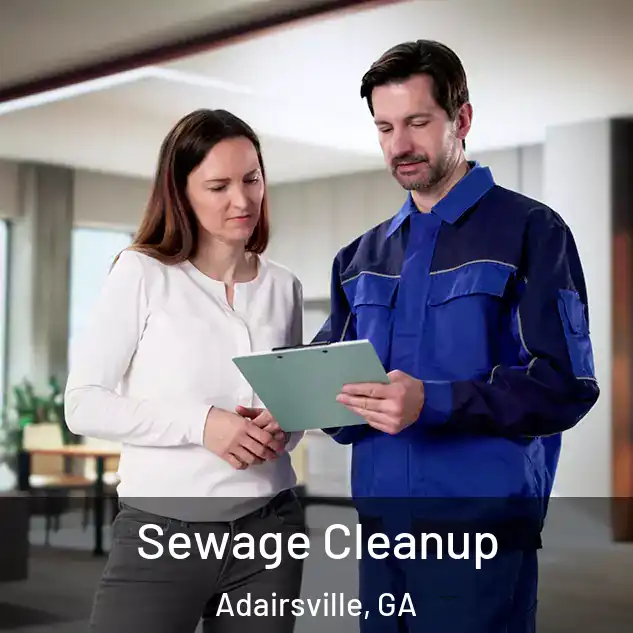  Sewage Cleanup Adairsville, GA