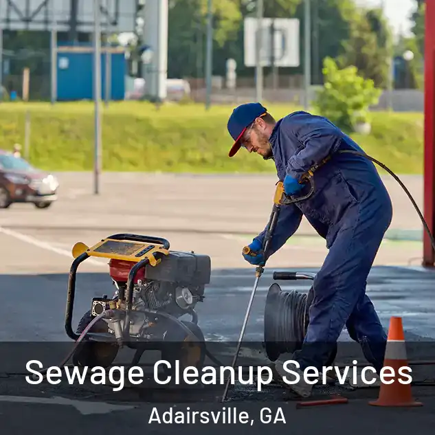  Sewage Cleanup Services Adairsville, GA
