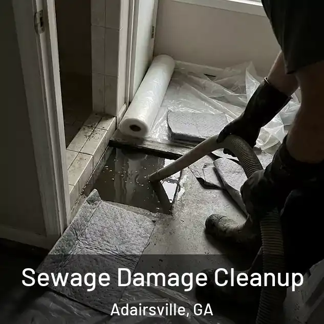  Sewage Damage Cleanup Adairsville, GA