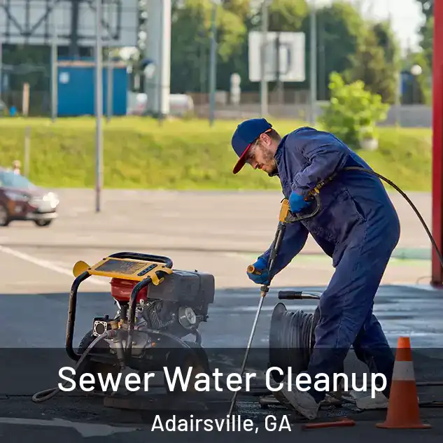 Sewer Water Cleanup Adairsville, GA