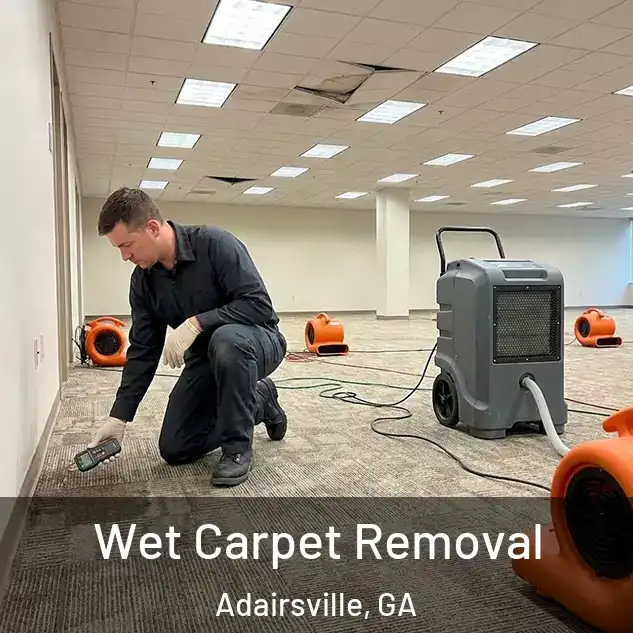  Wet Carpet Removal Adairsville, GA
